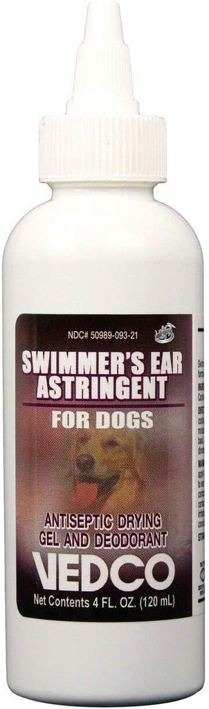 Vedco Swimmer's Ear Astringent för hundar 4 oz av okänd