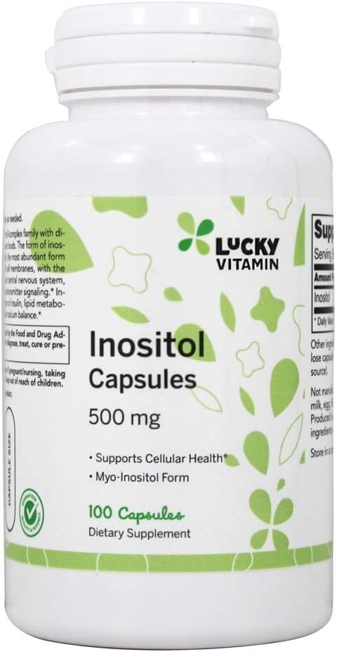 LuckyVitamin - Inositol Cellular Health 500 mg. - 100 kapslar
