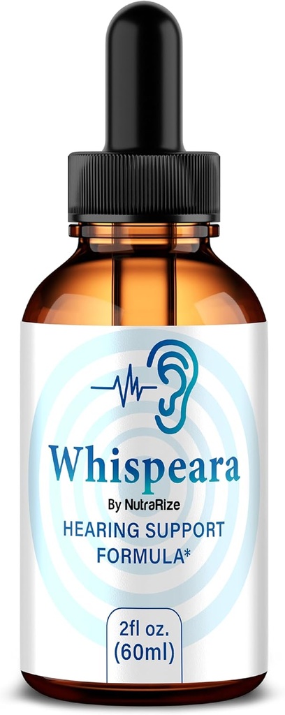 Whispeara Drops - Official Whispeara to Support Healthy Hearing, Focus and Performance, All Natural Whispeara Hearing Support Formula, Premium Whispeara Gotas Review (30 Servings)