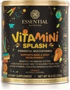 Essential Nutrition Vitamini Splash - Barn multivitaminpulver - Nutritional Support - 13 Aktiva vitaminer och 6 Chelated Minerals, Prebiotic Fiber - Orange smak - (10,4 oz) - Vegan