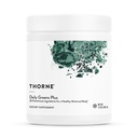 THORNE - Daily Greens Plus - Omfattande gröna pulver med Matcha, Spirulina, Moringa och Adaptogen, Mushroom och Antioxidant Blends - Uppfriskande, Mint Flavor 7.2 Oz - 30 portioner