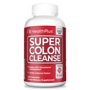 Health Plus Super Colon Cleanse 120 Day Supply of Gentle Gut Cleanse Detox, Psyllium Husk, Probiotics for Constipation Relief & Digestive Support, 480 kapslar