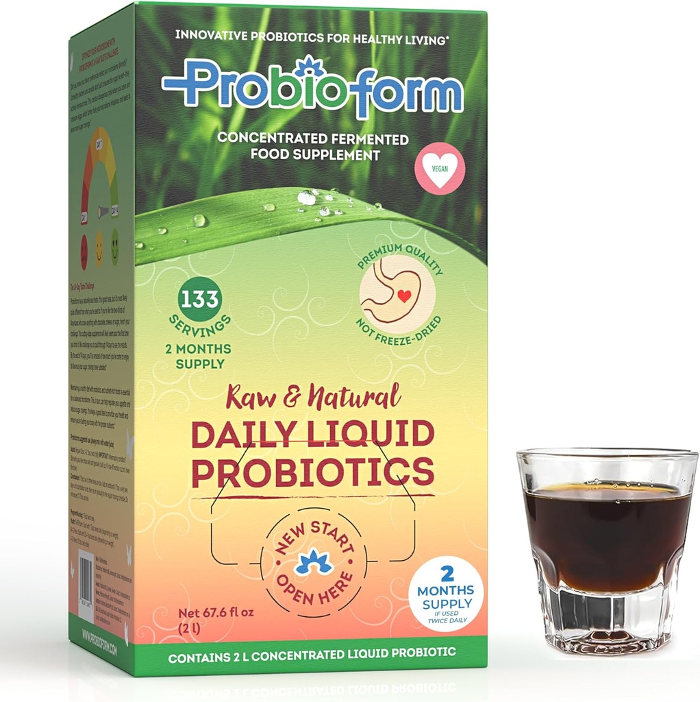 Probiotika, Probio-Cultures Complex, Intestinal Cleansing med friska bakterier, Intestinal Bacteria & Förbättra Intestinal Flora, naturliga enzymer, mineraler, vitamin B & Vitamin K