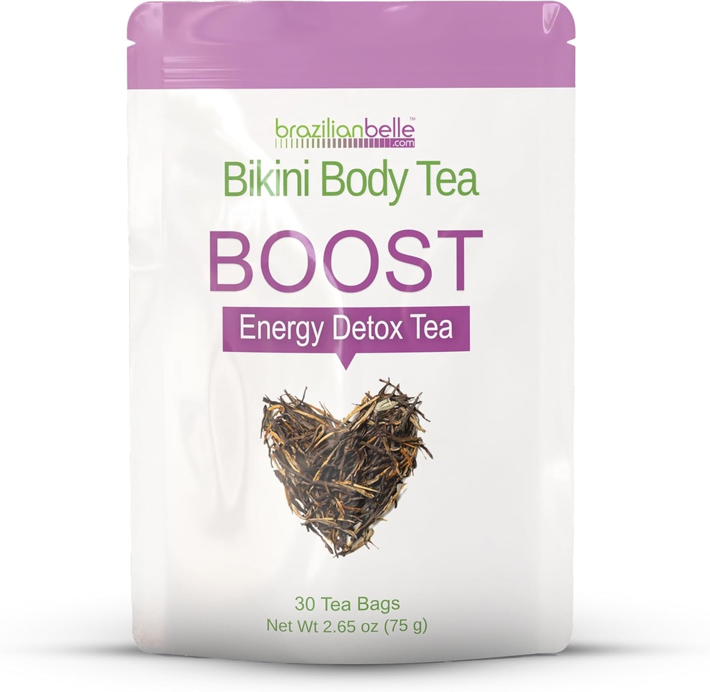Bikini Body Slimming Detox Tea - Laxativ fri kolon rengöra te för att stödja en hälsosam vikt - Gentle Cleansing Detox Tea för Belly Bloating Relief. All Natural Herbal Tea Blend (30 ct)