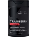 Sports Research Cranberry Fruit Complex Supplement - Softgels for Urinary Tract Health Support - Lika till 25 000 mg Cranberries, tillverkad med Pacran & Vitamins C & E - Non-GMO & Gluten Free - 90 Count
