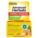 Från Makers of Dramamine, Advanced Herbals, Non-Drowsy, Motion Sickness Relief, Made with Natural Ginger, 18 Count