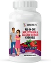 BariatricPal "All-in-ONE Chewable Multivitamin med Calcium Citrate & Iron - Mixed Berry (30-dagars leverans)