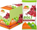 PROBAR - BOLT Organic Energy Chews, Cranberry Pomegranate, Non-GMO, Gluten-Free, USDA Certified Organic, Healthy, Natural Energy, Fast Fuel Gummies med vitamin B & C (12 Count)