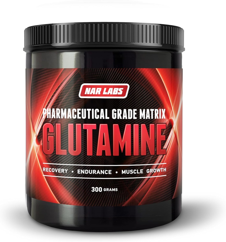 Glutamin Matrix 300 Grams | Naturlig | Icke-GMO | Glutenfri | 60 portioner