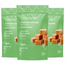 Celebrate Vitamins Bariatric 500mg Calcium Citrate Soft Chews med 500 IE Vitamin D3 - Essential för gastric bypasspatienter och benhälsa - Sugar & Gluten Free, Caramel (270 Chews)