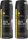TIDL Cryotherapy Pain Relief Spray, 3 Oz (Pack of 2) Targeted Neck Pain, Joint & Muscle Pain Relief med organisk, Plant-Based Menthol, Instant Cooling för artrit, Back & Knee Pain