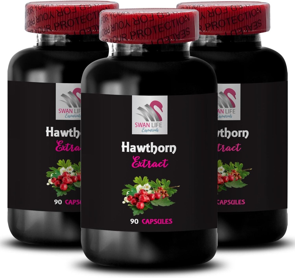 Rotad i naturen - HAWTHORN EXTRACT - Berry Boost, Ancient Leaf Extract, Flora's Berry Magic, Botanical Wild Berry, Traditional Leaf, Harvest Blend, Leaf Power Tradition 3 flaskor 180 kapslar