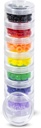 7 Day Medicine Pill Organizer - Stackable Pill Box - Passar små tabletter och vitamintillskott - Håll din dagliga och veckovisa medicin organiserad på ett ställe - liten - klar