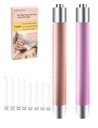 Ear Pick, Ear Wax Removal Tool,LED Lights Ear Cleaning Kit,Updated Version, Icke-Slip,Soft Safety Spoon Head,Replaceable and Easy to Clean,Safe Material