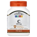 21st Century C 500 Mg tabletter, 110 räkna