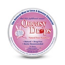 Tre Lollies Queasy Drops - Sour Raspberry Flavor - Travel Sickness & Nausea Relief, lugnande mage och torr mun, naturliga ingredienser - 21 ct