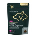 VetriScience Veterinary Strength Healthy Gut & Digestion - Pet Digestive Health Supplement för katter och hundar - Gut Health & Immune Support - Funktioner Probiotika, Prebiotika & Postbiotika - 60 Count