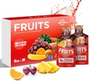 Super Fruit Liquid Juice - 30 påsar Superfoods Fruits Supplement för kvinnor, män och barn - Stöd energi, immunitet, matsmältning och metabolism - Vegan, 30 dagars leverans