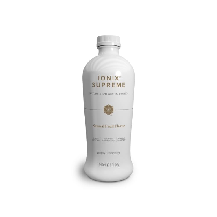 Isagenix Ionix Supreme - Drick med Niacin, vitamin B12, vitamin B6 och Riboflavin för att hjälpa till att bekämpa stress - 32-unce flaska (naturlig frukt smak)