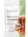 Celebrate Vitamins Bariatric 500mg Calcium Citrate Soft Chews Combo med 500 IU Vitamin D3 - Essential for Gastric Bypass Patients & Bone Health - Sugar & Gluten Free, Caramel Chocolate (90 Chews)