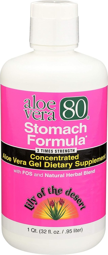 Aloe 80 Organics Stomach Formel, 32 Ounce