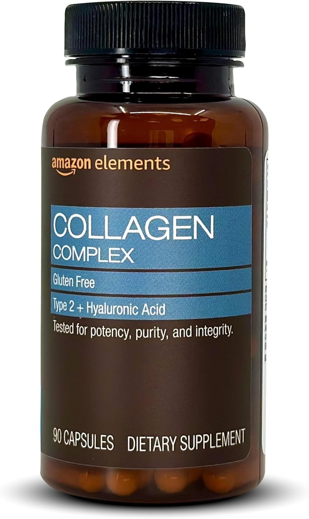 Elements Collagen Komplex med Hyaluronsyra, 90 kapslar, 3 månaders leverans