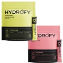 Hydrogen Water + Electrolytes Drink Mix Raspberry och Lemon Lime Bundle 50 portioner | Superior Hydration Packets med molekylärt väte (H2), Natrium, kalium, magnesium, kalcium och mineraler