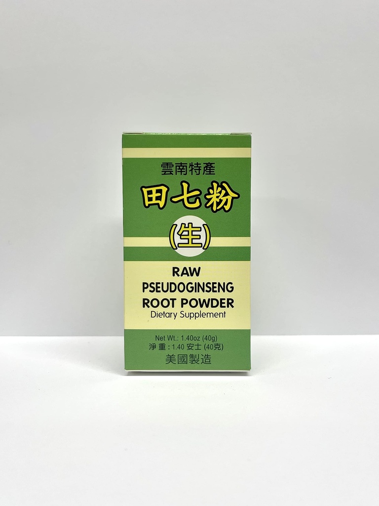 Raw Pseudoginseng Root Powder Herbal Supplement hjälper till att främja ett hälsosamt kardiovaskulärt system 1.4oz Tillverkad i USA
