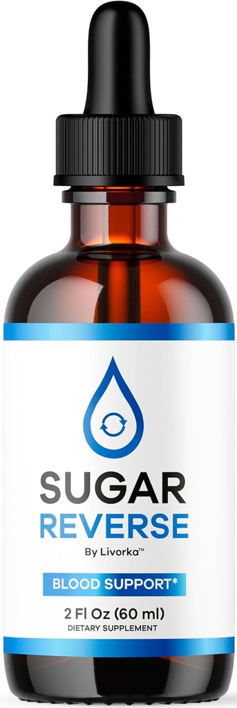 LIVORKA Sugar Reverse - Sugar Reverse Drops, Sugar Reverse Reviews, Sugar Reverse Drops Officiell Liquid Supplement Support, SugarReverse Drop, 1 Bottle för 1 månad