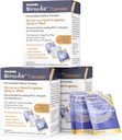 SinuAir 2.5 Gram Saline Packets - Natriumklorid med kalium och kalcium, Salt Solution Powder Refill Packs för Nasal Irrigation Machine, 90 Packets