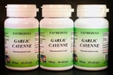 Garlic Cayenne, tillverkad i USA - 180 (3x60) mjukgels