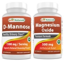 Bästa Naturals D-Mannose 1500 mg & Magnesium Oxide 500 mg