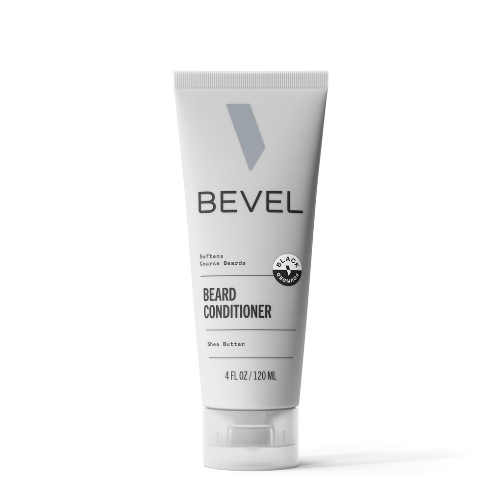 Bevel Beard Conditioner för män - Skägg Softener med kokosolja, Shea Butter och Aloe Vera, mjuknar och skägg för att hjälpa till att minska brytningen, 4 Oz