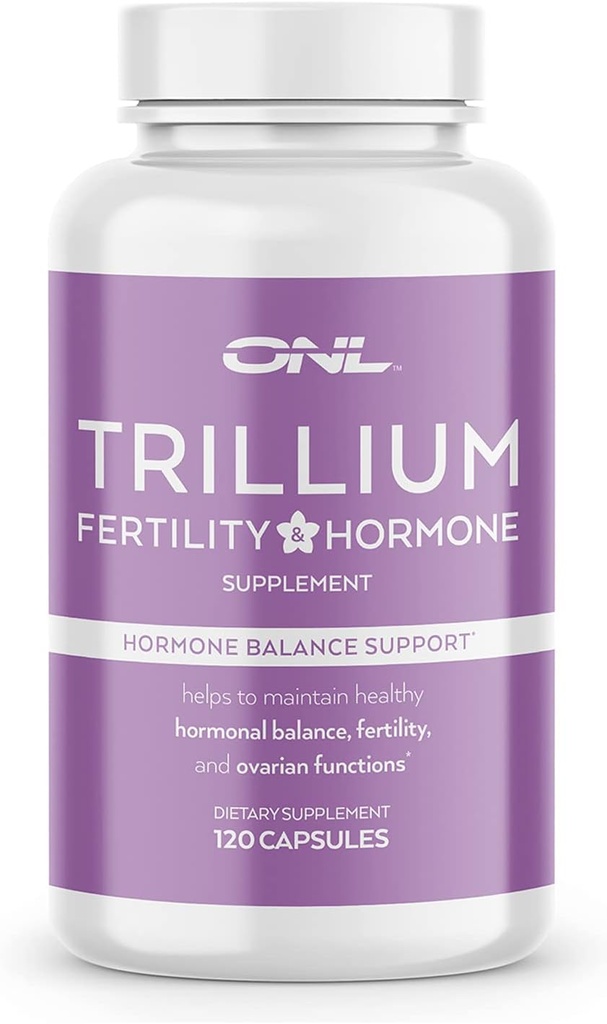 Trillium fertilitetstillskott för kvinnor, Hormone Balance Inositol Capsules, Potent Formel,120 kapslar med 2000mg Myo-Inositol
