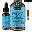 Animal Essentials Colon Rescue för hundar och katter - förstoppningshjälp, Stool Softener med Slippery Elm, Marshmallow Root, Licorice Root - 1 Fl Oz