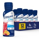 Säkerställ Clear Mixed Fruit Nutritional Drink | 8g Protein, 15 Vitaminer & Minerals | Fettfri | Redo att dricka | Uppfriskande smak | 10 fl oz, 12 Pack