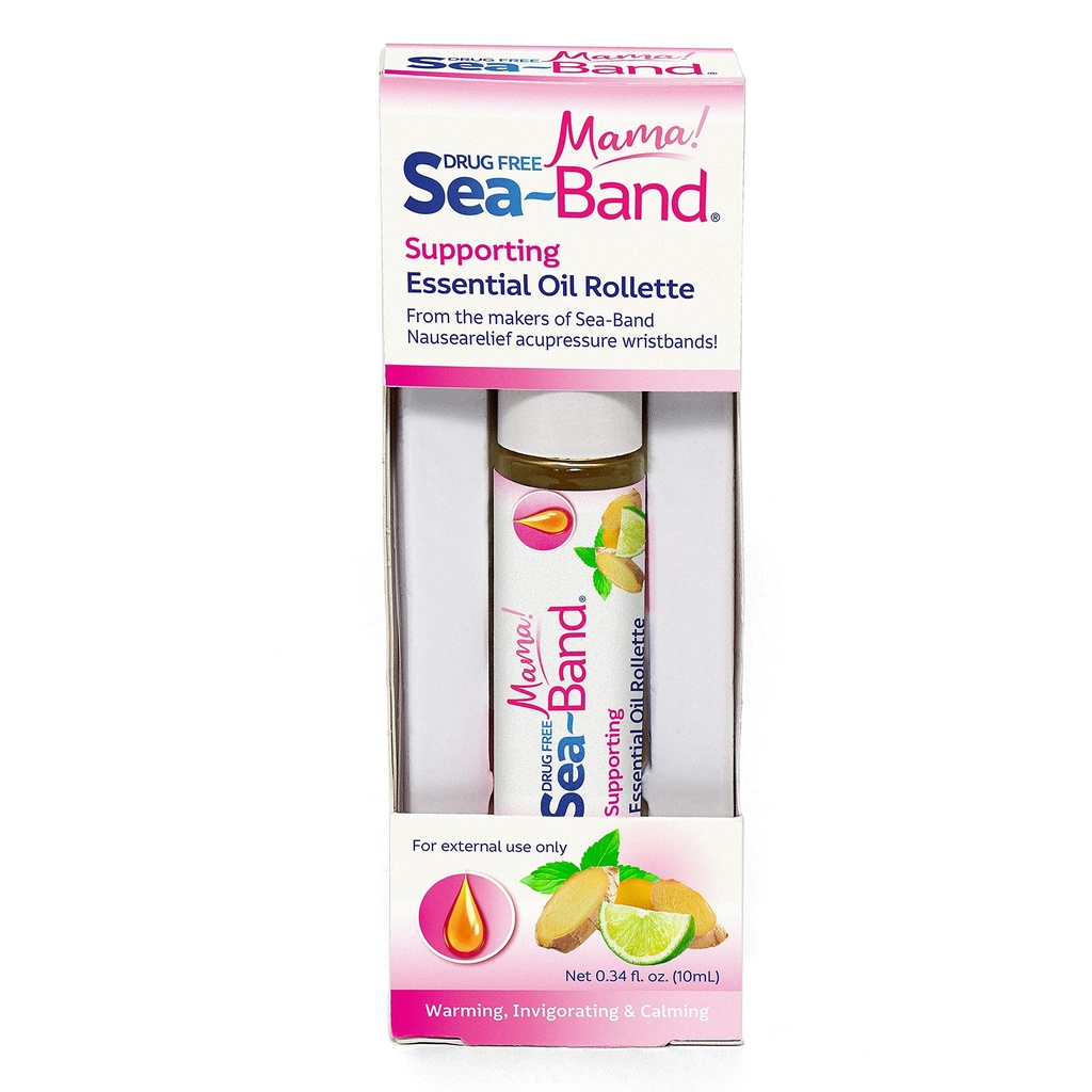 Sea-Band Mama! Essential Oil Calming Aromatherapy Rollette för Morning Sickness Relief