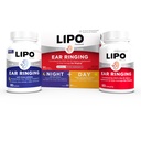Lipo Flavonoid Day & Night Combo Kit, Tinnitus Relief för Ringande öron, Lipo Flavonoid Plus & Lipo Flavonoid Night med Melatonin & Vitamin C, 90 Caplets