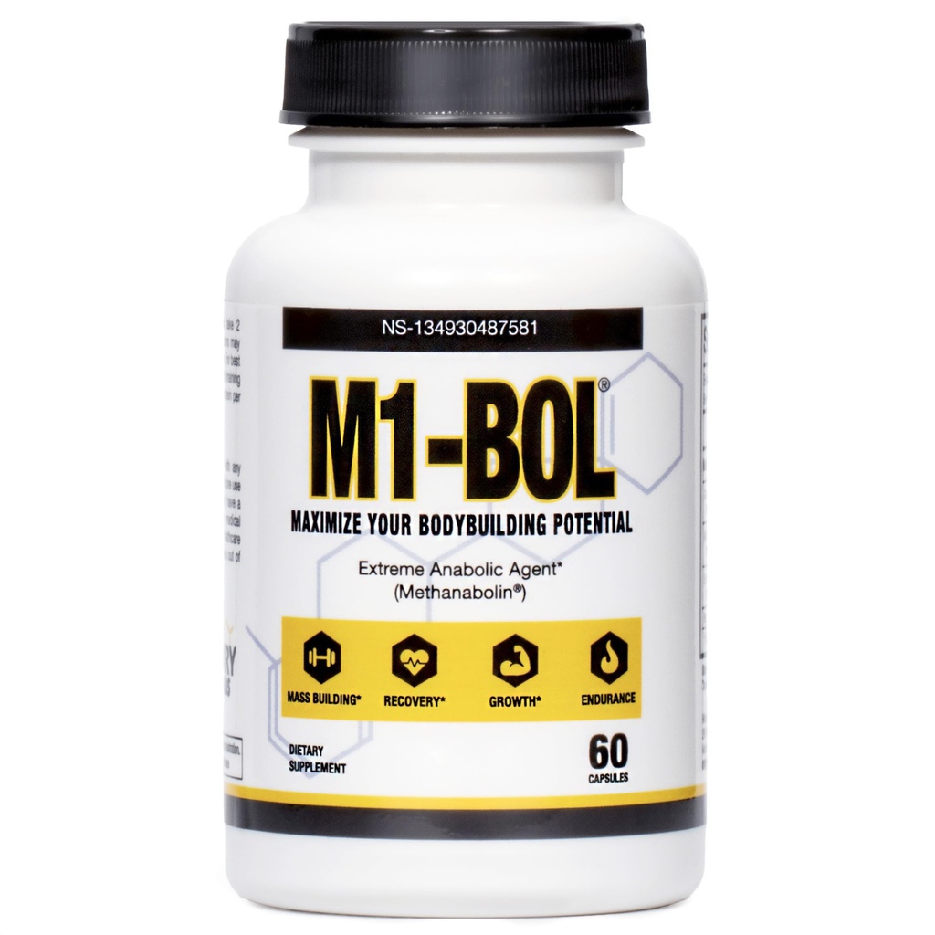 Avry Labs Extreme Anabolic Supplement - Kosttillskott w/Turkesteron för att stödja muskeltillväxt, styrka, återhämtning och naturligt stödja optimala testosteronnivåer - Vegan, 60 kapslar