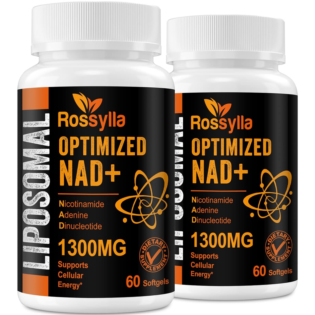 1300 MG Liposomal NAD + Supplement | Högsta Absorption | Purest NAD Supplemet för att öka NAD + Effektivt | Boosting NAD+ Tillägg för åldrande besvär, cellulär energi, livslängd | 120 greve