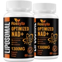 1300 MG Liposomal NAD + Supplement | Högsta Absorption | Purest NAD Supplemet för att öka NAD + Effektivt | Boosting NAD+ Tillägg för åldrande besvär, cellulär energi, livslängd | 120 greve