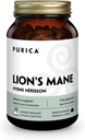 PURICA - Lion's Mane Micronized Mushrooms, 60 Vegan Capsules - främjar kognitiv hälsa - Fokus och minnesstöd