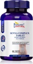 (8 Pack) Esmond Natural: Senna Complex Tablet - Lemon & Green Tea (Bowel Health, Cleansing & Regularity), GMP, Natural Product Assn Certified, Made in USA - 620mg, 480 tabletter