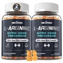 Sugar Free L Arginine Nitric Oxide Gummies 1300mg för män och kvinnor med L Citrulline, Beet Root, B3 | L Arginine L Citrulline Supplements | Vegan, 120 grejer