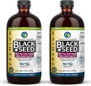 Fantastiska örter Premium Black Seed Oil - Gluten Free, Non GMO, Cold Pressed Nigella Sativa Aids in Digestive Health, Immune Support, Brain Function, Joint Mobility - 16 Fl Oz (Pack of 2)