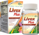 Herbal Solutions Livex Plus Natural Supplement för Liver-clease. Hjälper till att förbättra en lever Detox och Digestive Health.