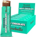 Barebells Soft Protein Bars, Minty Chocolate - 12 Count, 16g High Protein Treats - Chocolate Nutrition Bar med 1g Total Sugars - På Go Breakfast eller Post-Workout Snack