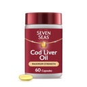 Seven Seas Cod Liver Oil Extra hög styrka 60 kapslar