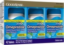 GoodSense Omeprazole Fördröjd frisättning belagda tabletter 20 mg, Cool Mint, Behandlar Frequent Heartburn, Acid Reducer, Heartburn Medicine, 42 Count